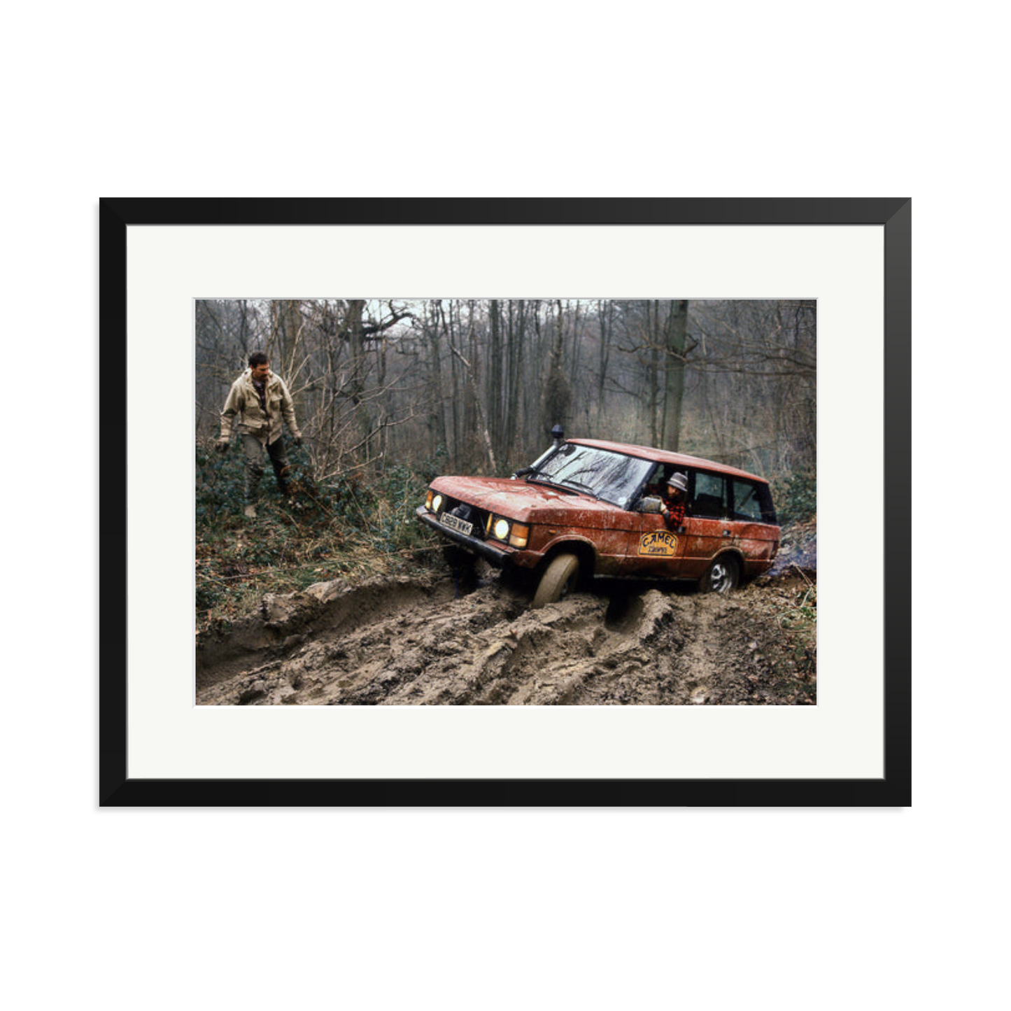 Camel Trophy Training Framed Print