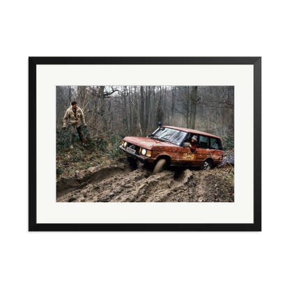 Camel Trophy Training Framed Print
