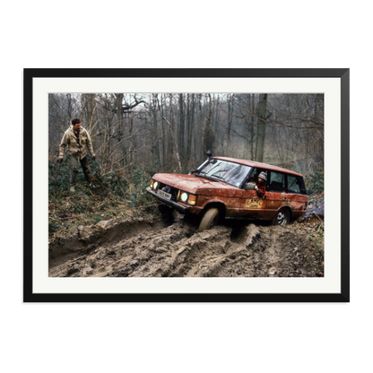 Camel Trophy Training Framed Print