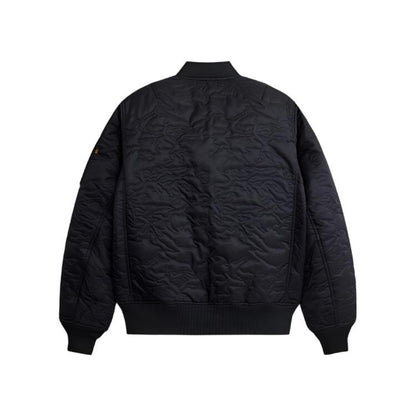 ALPHA INDUSTRIES CAMO QUILTED MA-1 BOMBER JACKET