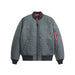 ALPHA INDUSTRIES CAMO QUILTED MA-1 BOMBER JACKET - FIELD GRAY