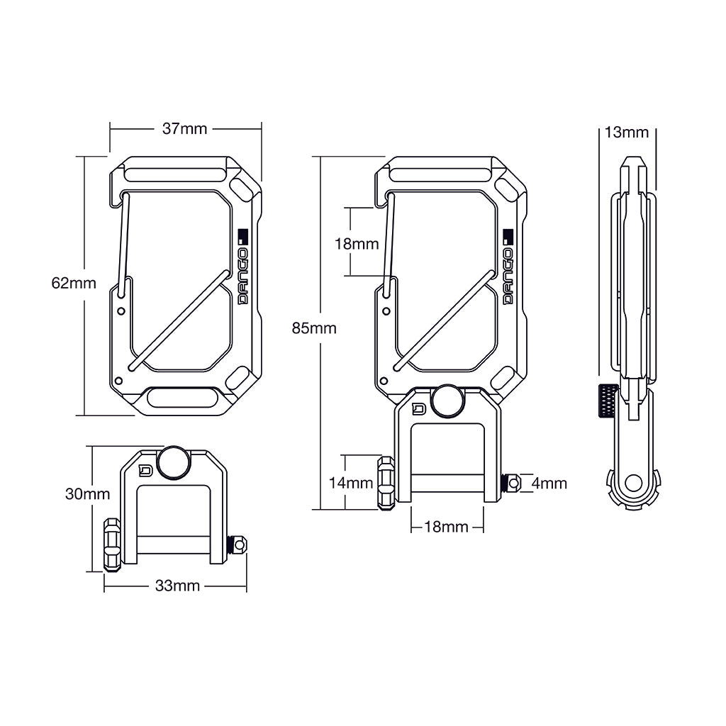 Dango Carabiner & Shackle