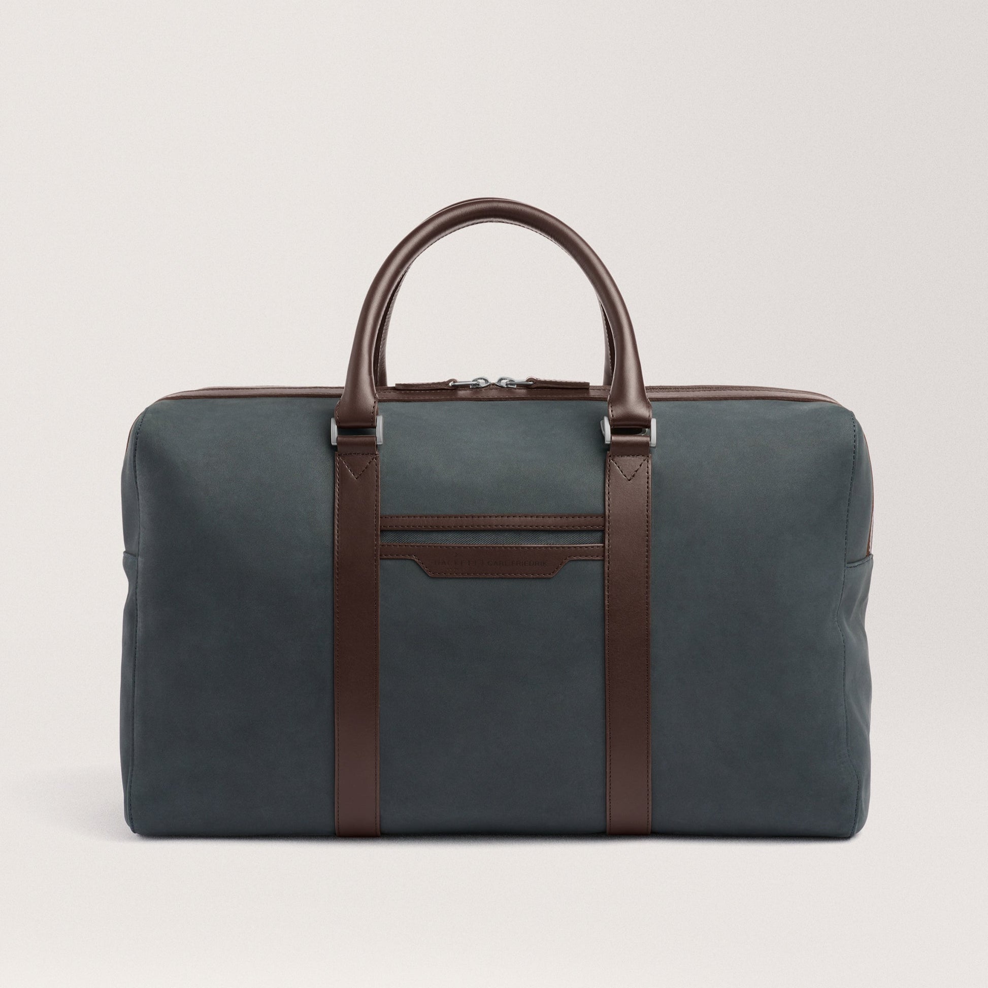 Carl Friedrik Compact Weekender Bag Navy Hackett