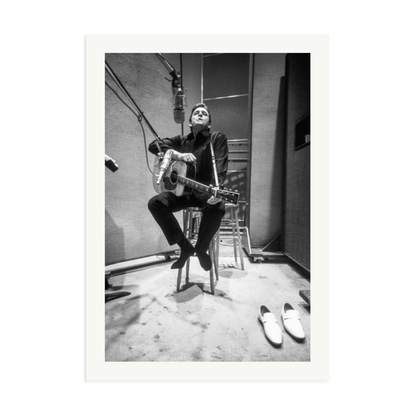 Johnny Cash in the Studio Framed Print Print Only XXL