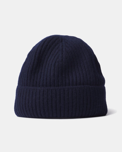 Aaron Levine Cashmere Beanie NAVY
