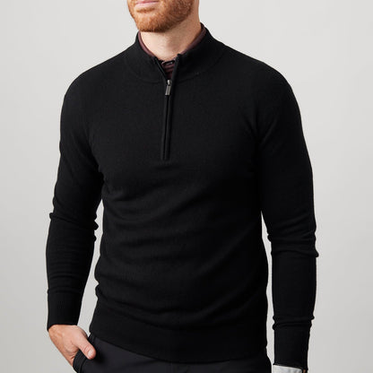 Asher Golf Sero Cashmere Quarter Zip