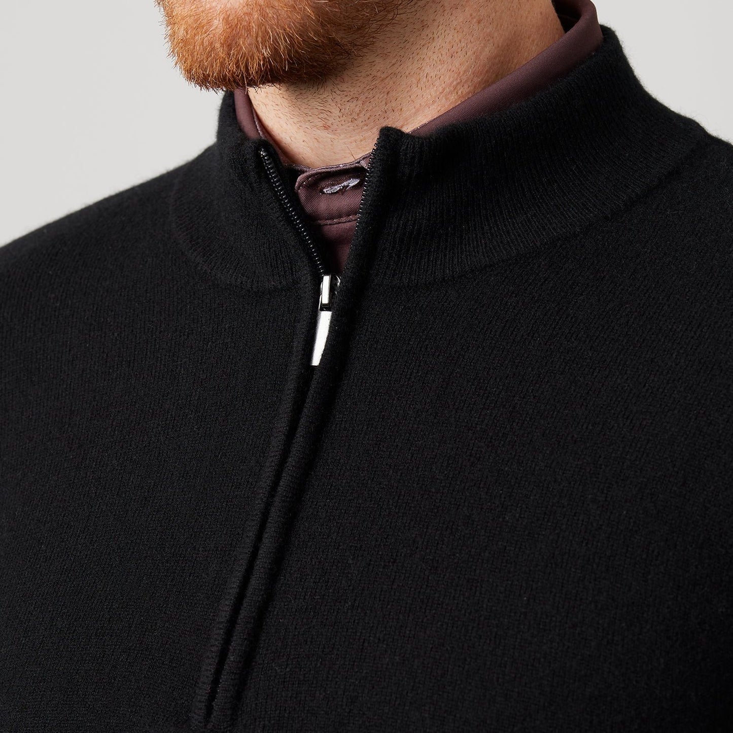 Asher Golf Sero Cashmere Quarter Zip