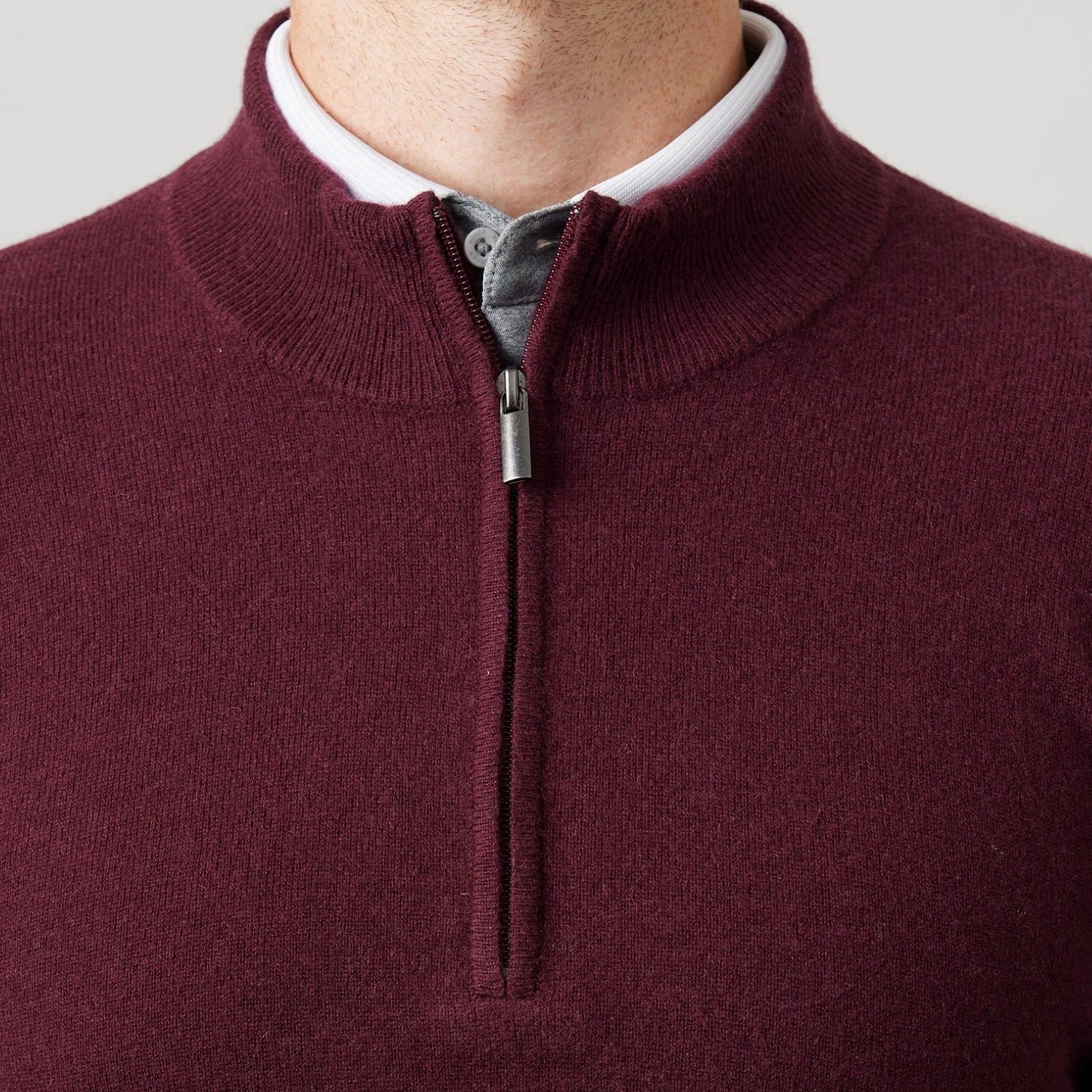 Asher Golf Sero Cashmere Quarter Zip