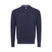 Asher Golf Sero Cashmere Quarter Zip - Admiral Navy