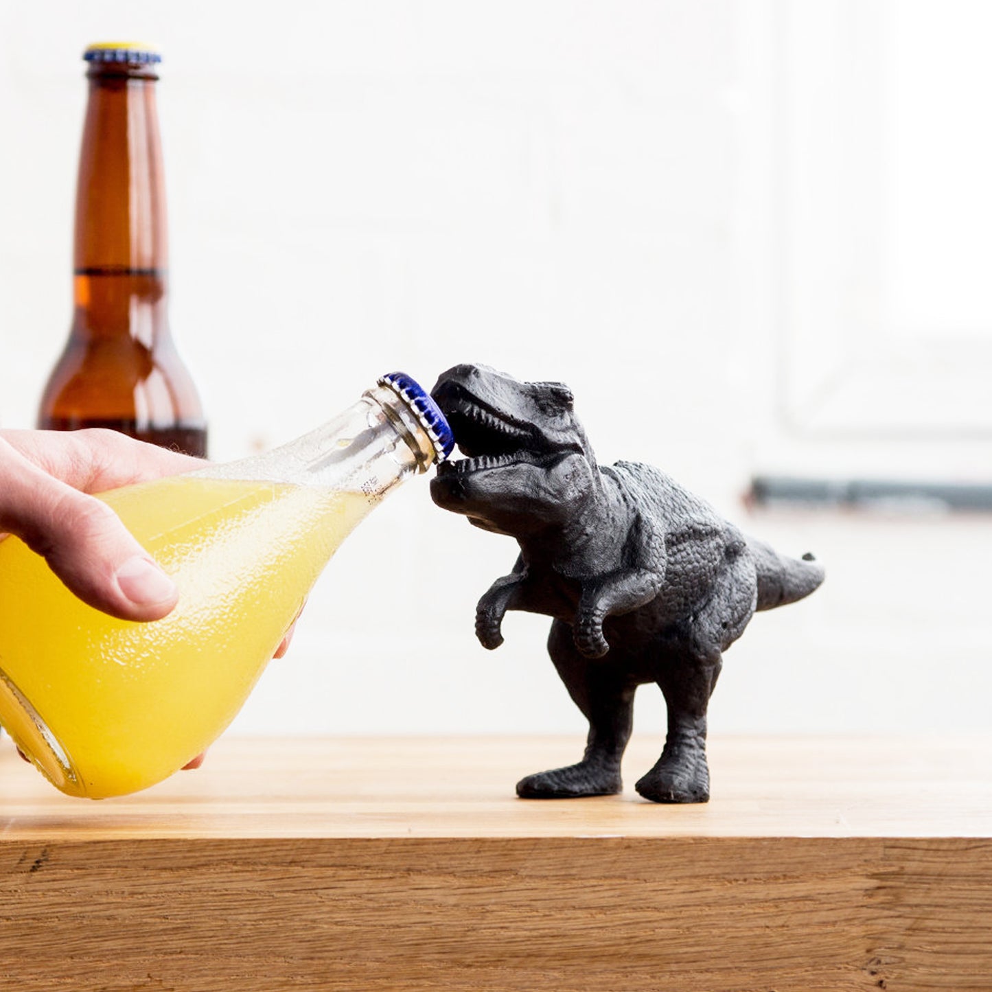 Cast Iron Dinosaur Bottle Opener