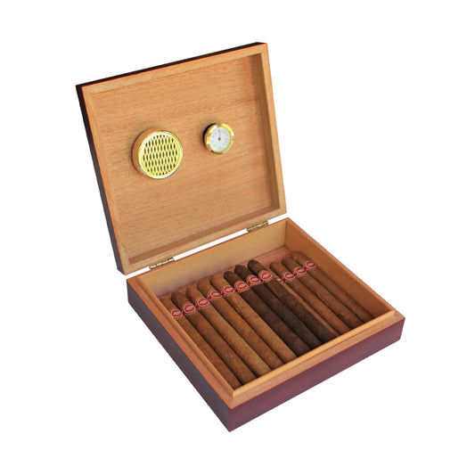 Klaro Desktop Analog Cherry Humidor