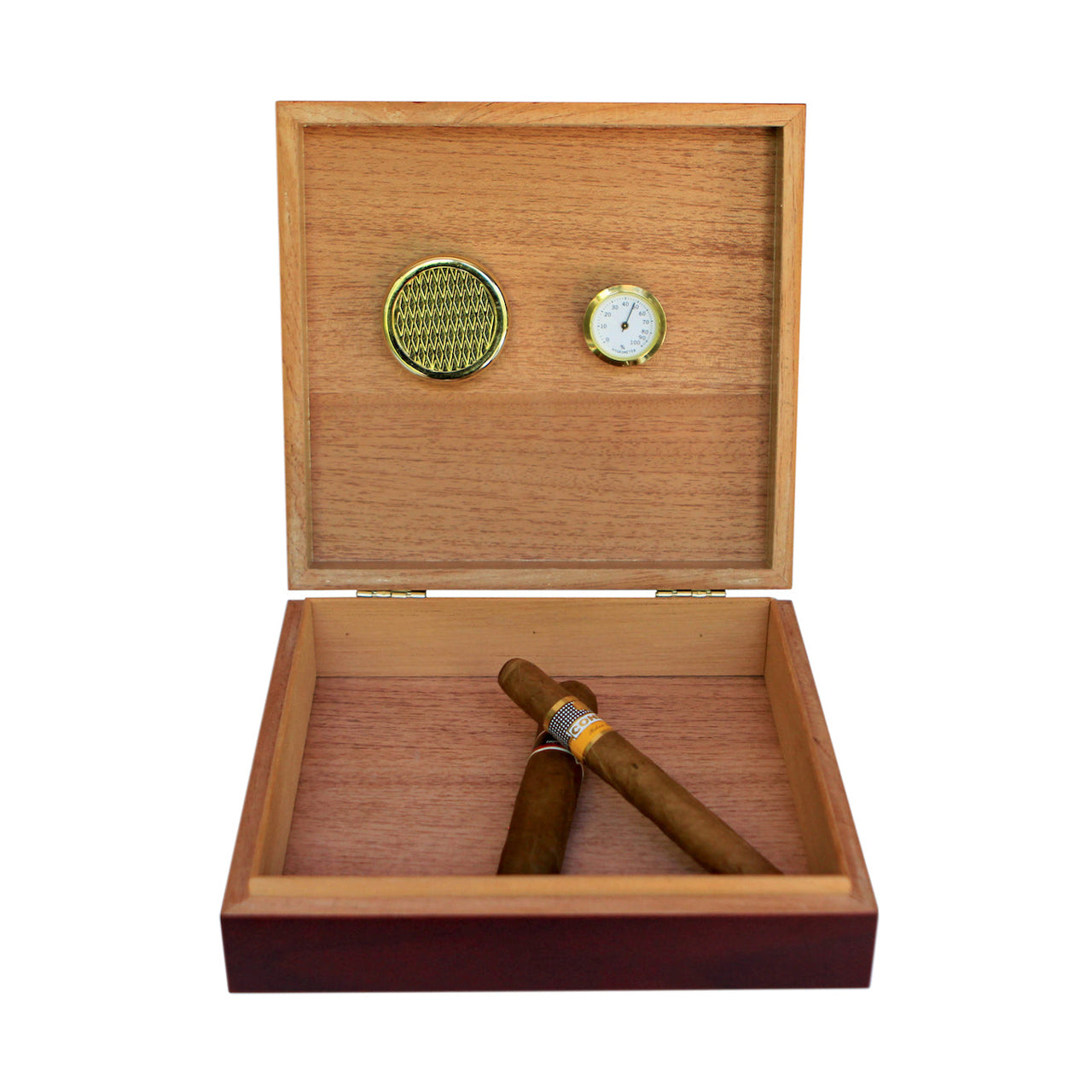 Klaro Desktop Analog Cherry Humidor