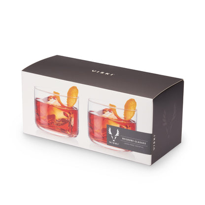 Raye Crystal Negroni Glasses Set