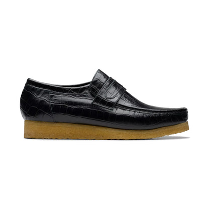 Clark's Wallabee Croc Print Loafers