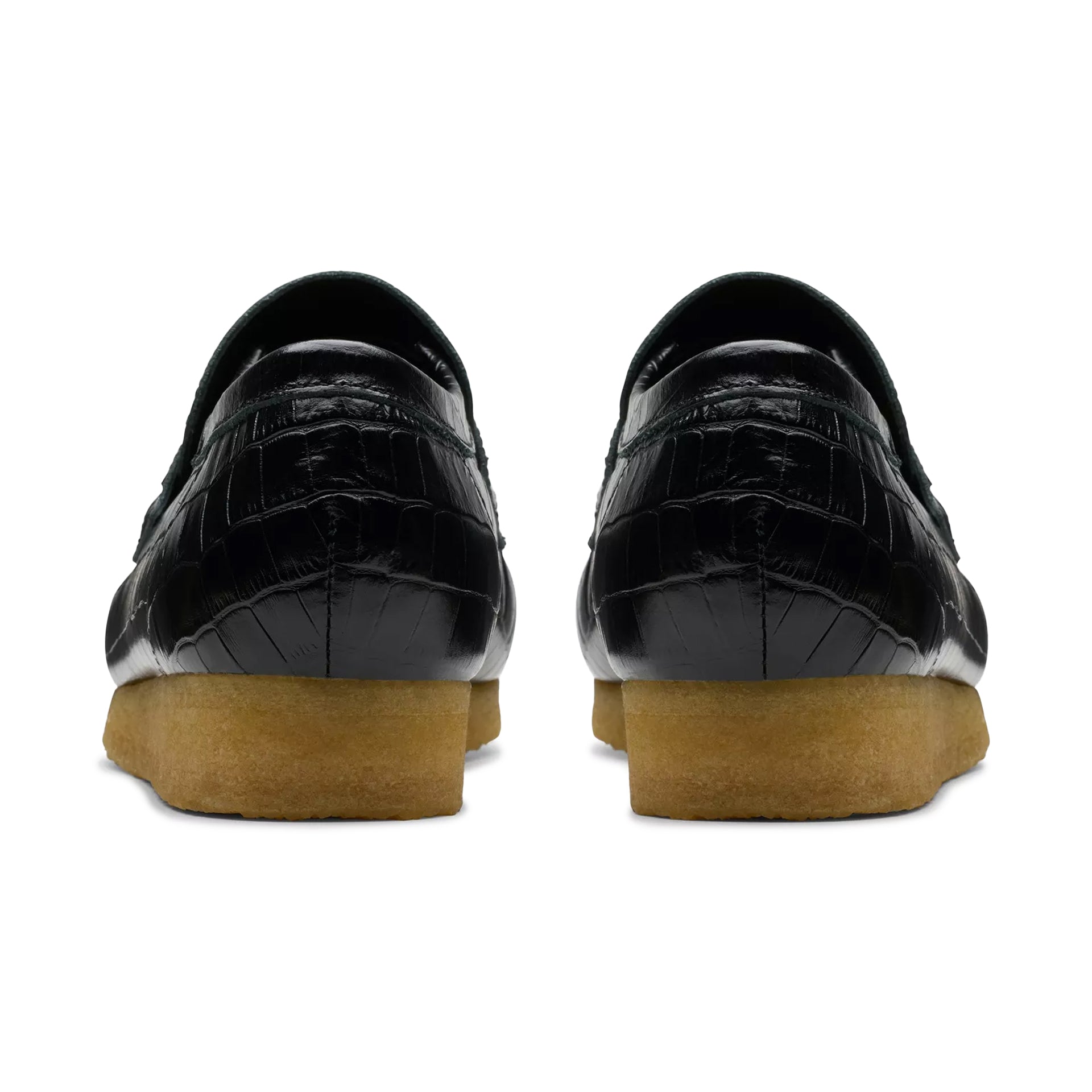 Clark's Wallabee Croc Print Loafers | Uncrate Supply