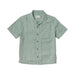 Imperfects Cliffs Camp Collar Shirt - Irish Racing Green Stripe