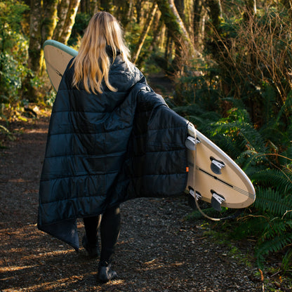 Line of Trade Puffy Blanket Poncho