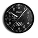Military Altimeter Wall Clock - Black