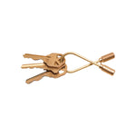 Craighill Closed Helix Keyring - Brass