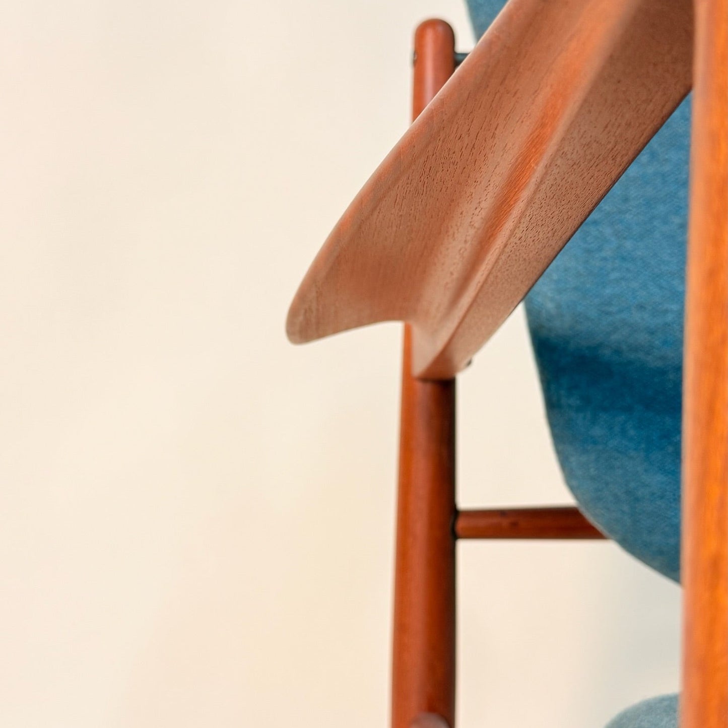 Finn Juhl Model 136 Lounge Chair for France & Son Circa 1950's