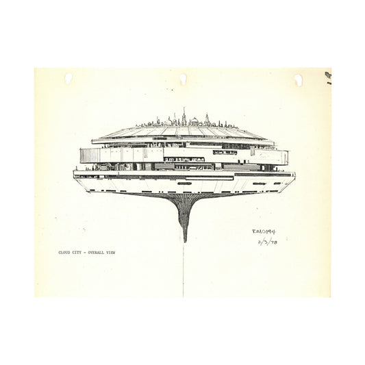 Star Wars: The Empire Strikes Back - Ralph McQuarrie - Cloud City Print