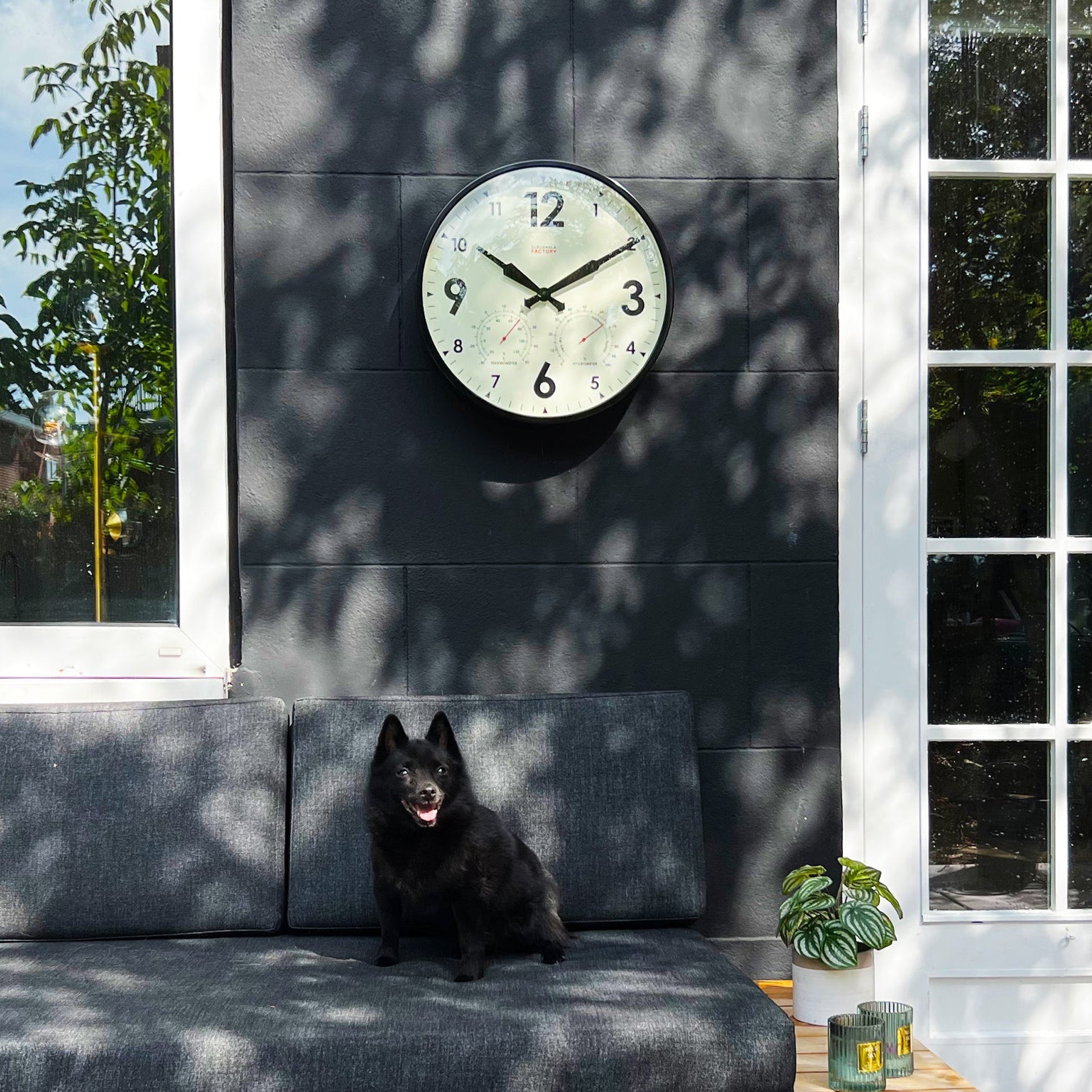 Cloudnola Factory Outdoor Clock & Weather Station | Uncrate Supply