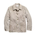 Billy Reid Colbert Waxed Suede Chore Coat In Grey - Grey