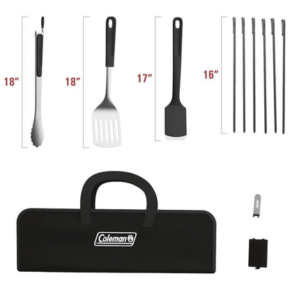 Coleman Cookout 12 Piece BBQ Grill Tool Set