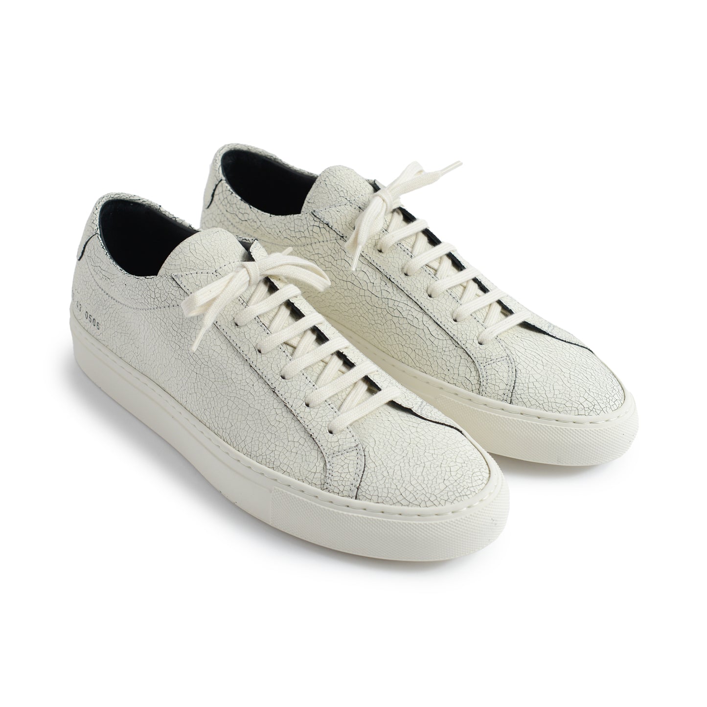 Common Projects Original Achilles Cracked-Leather Sneakers