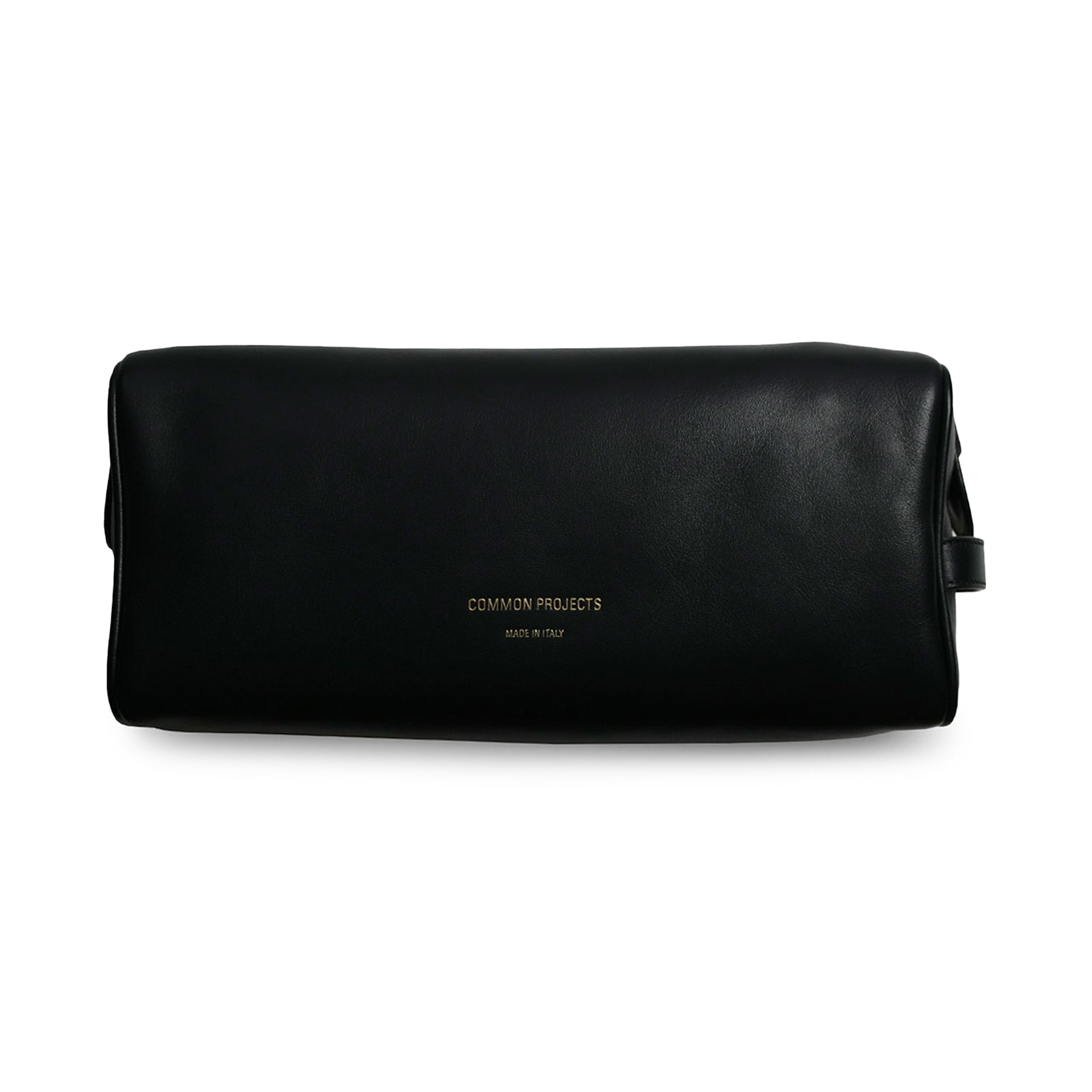 common projects soft leather backpack Common Projects Logo-print Leather Wash Bag