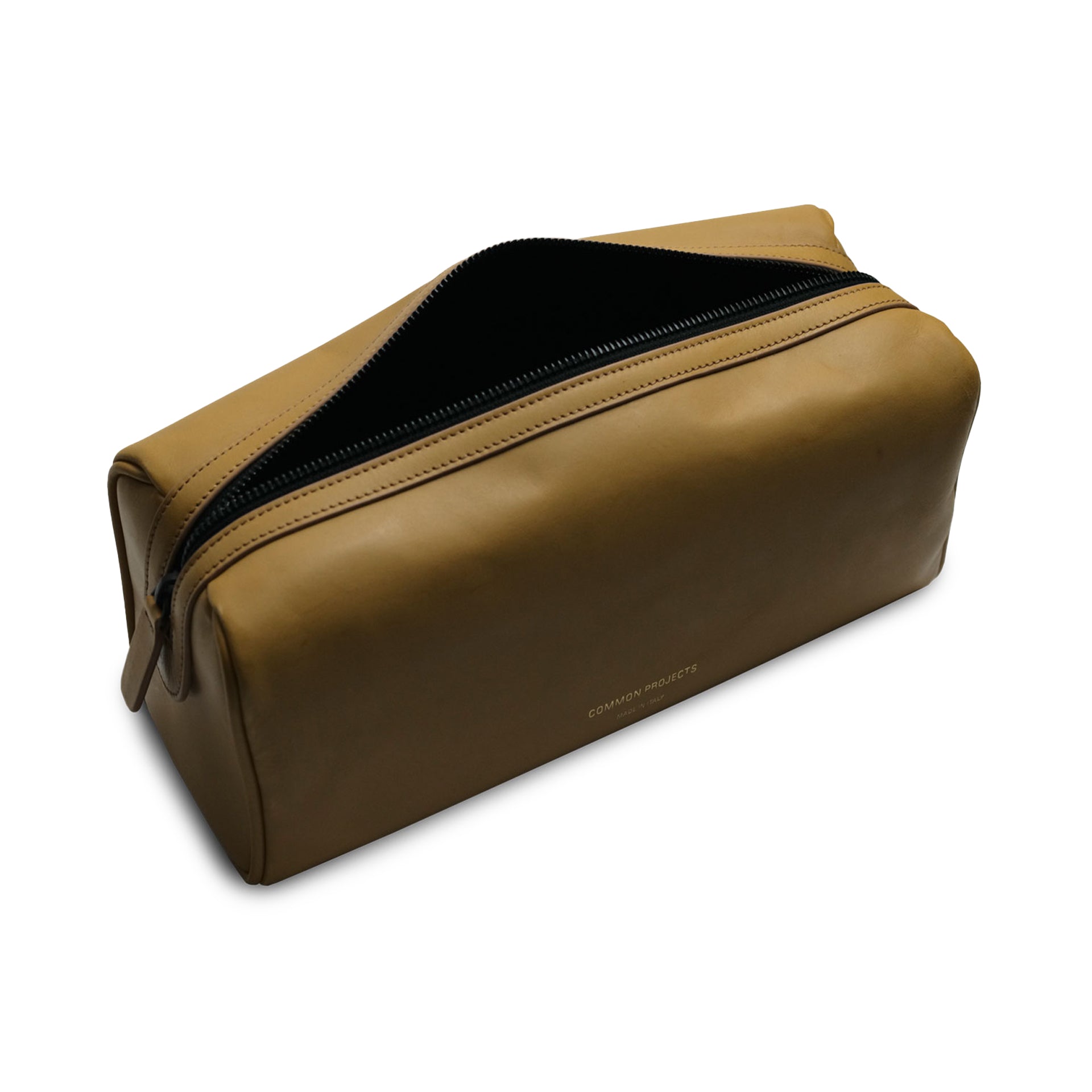 common projects soft leather backpack Common Projects Logo-print Leather Wash Bag