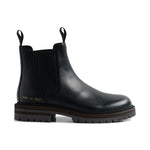 Common Projects Full Leather Chelsea Boots - Black