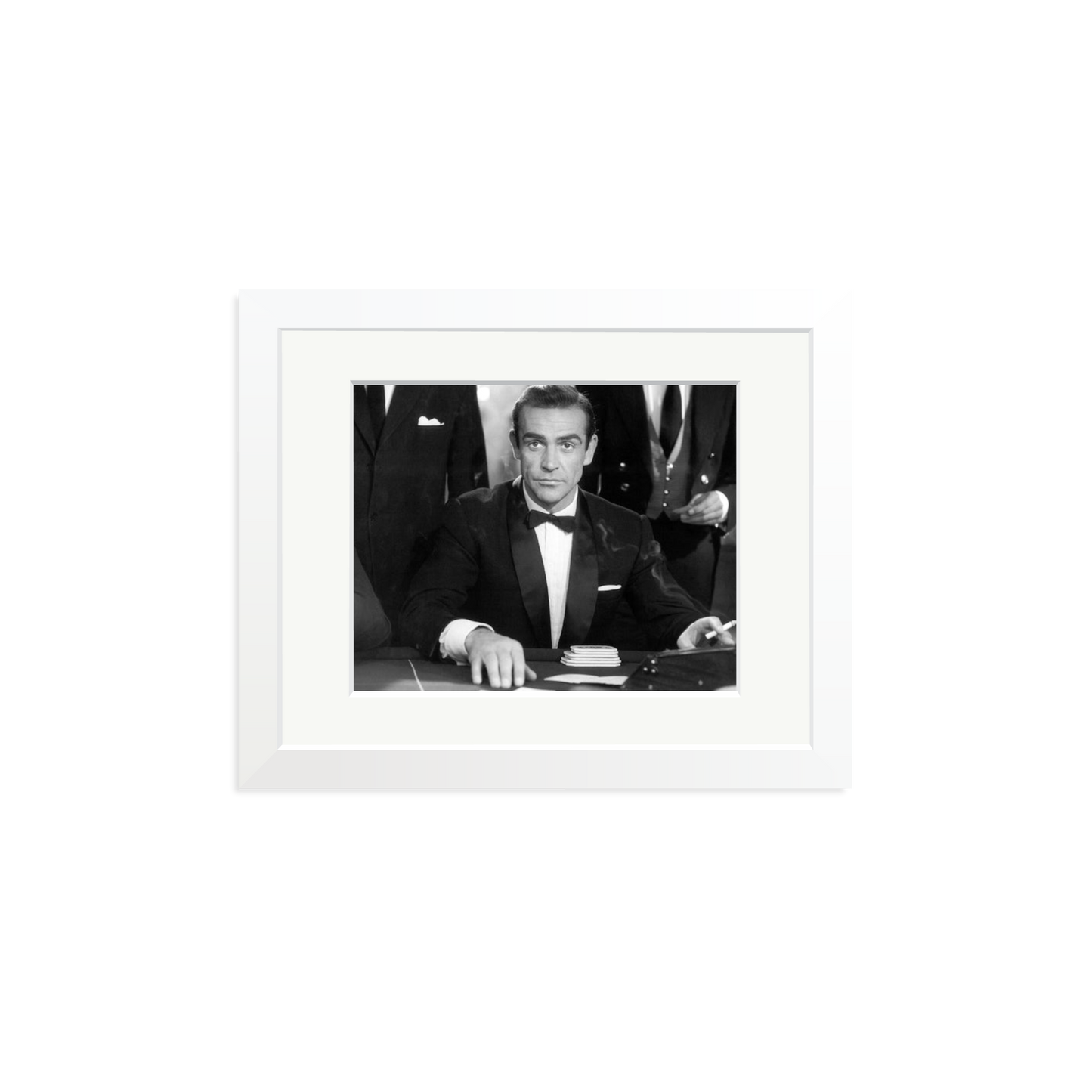 Sean Connery as Bond in Dr No Framed Print