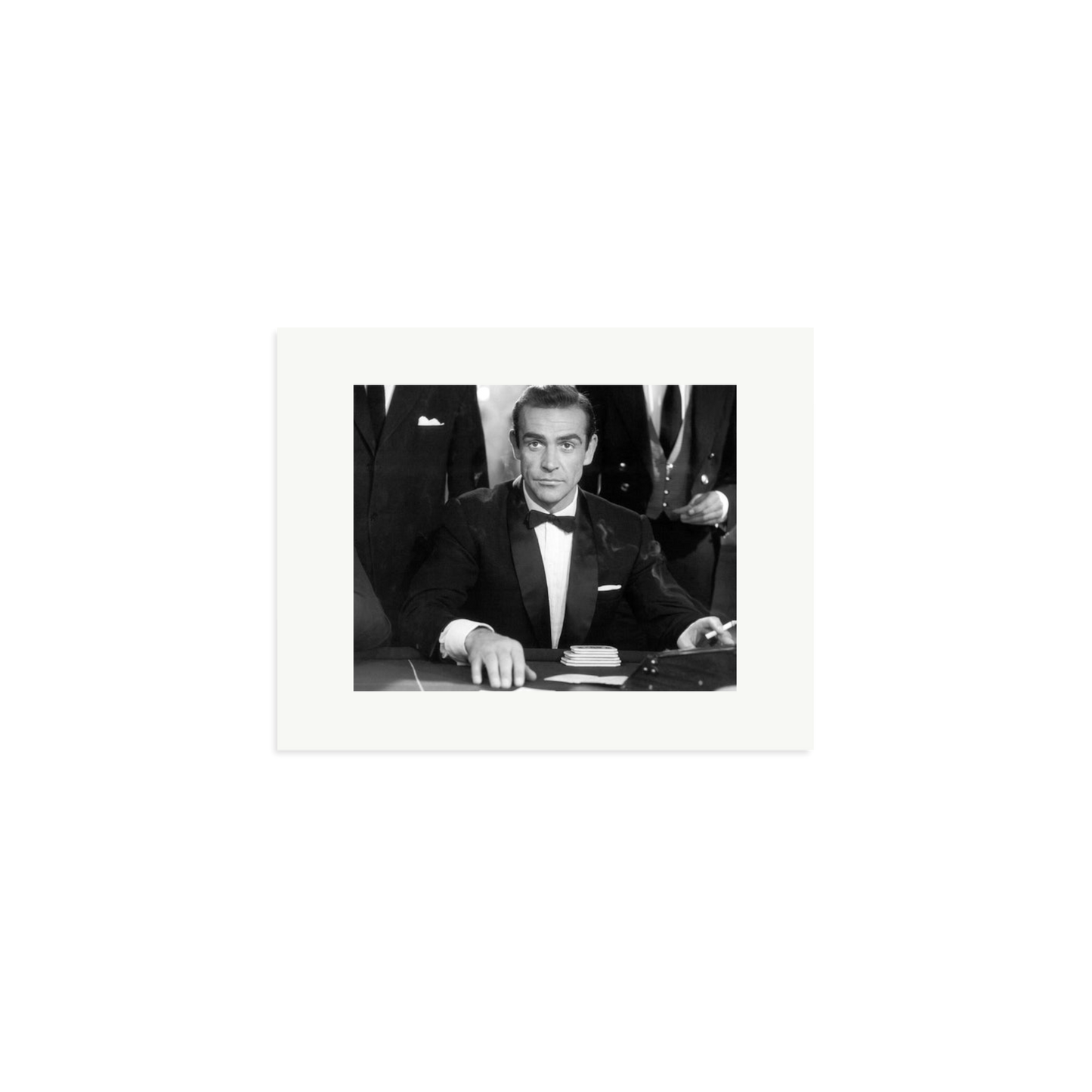 Sean Connery as Bond in Dr No Framed Print