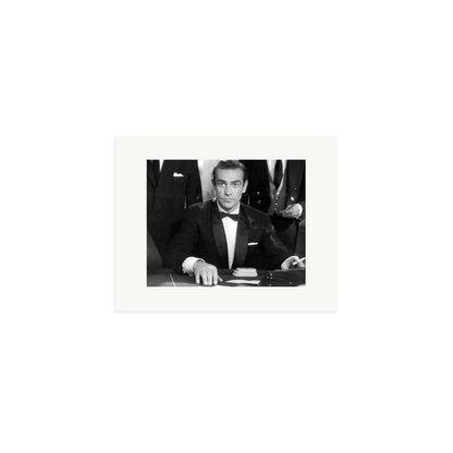 Sean Connery as Bond in Dr No Framed Print