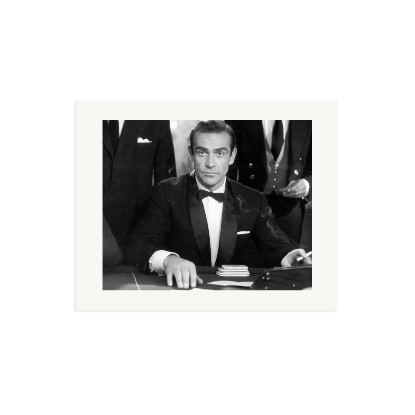 Sean Connery as Bond in Dr No Framed Print