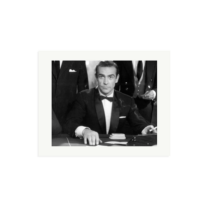 Sean Connery as Bond in Dr No Framed Print