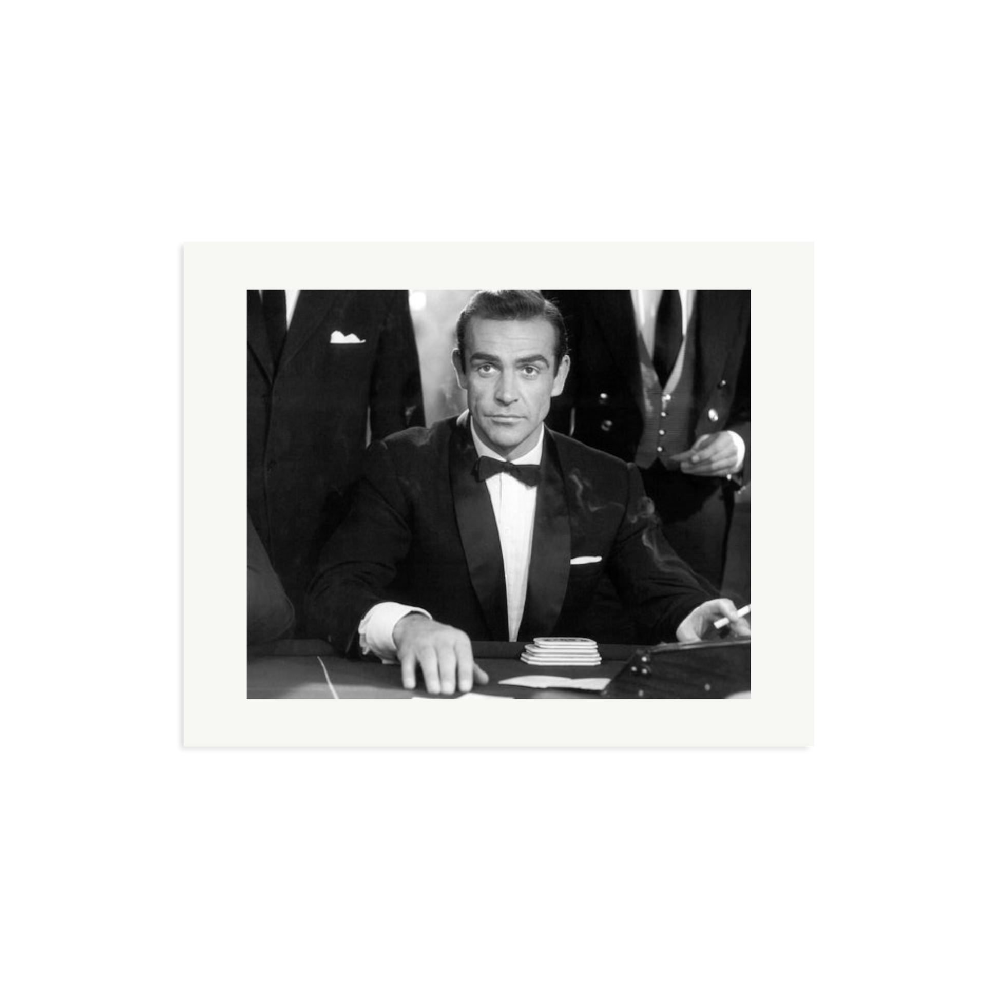 Sean Connery as Bond in Dr No Framed Print Print Only Medium
