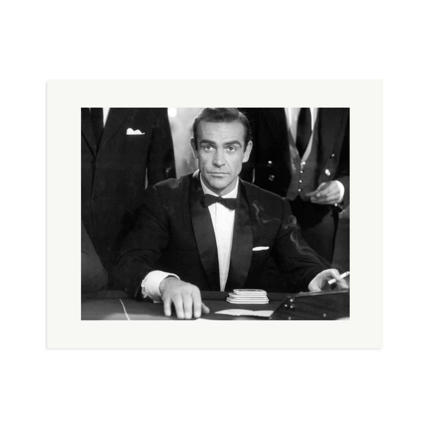 Sean Connery as Bond in Dr No Framed Print