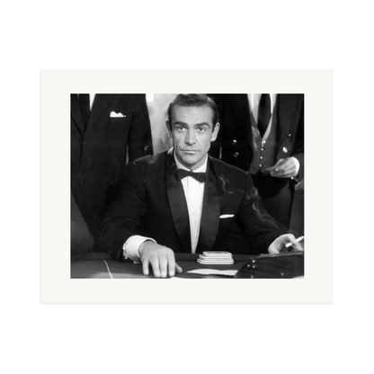 Sean Connery as Bond in Dr No Framed Print