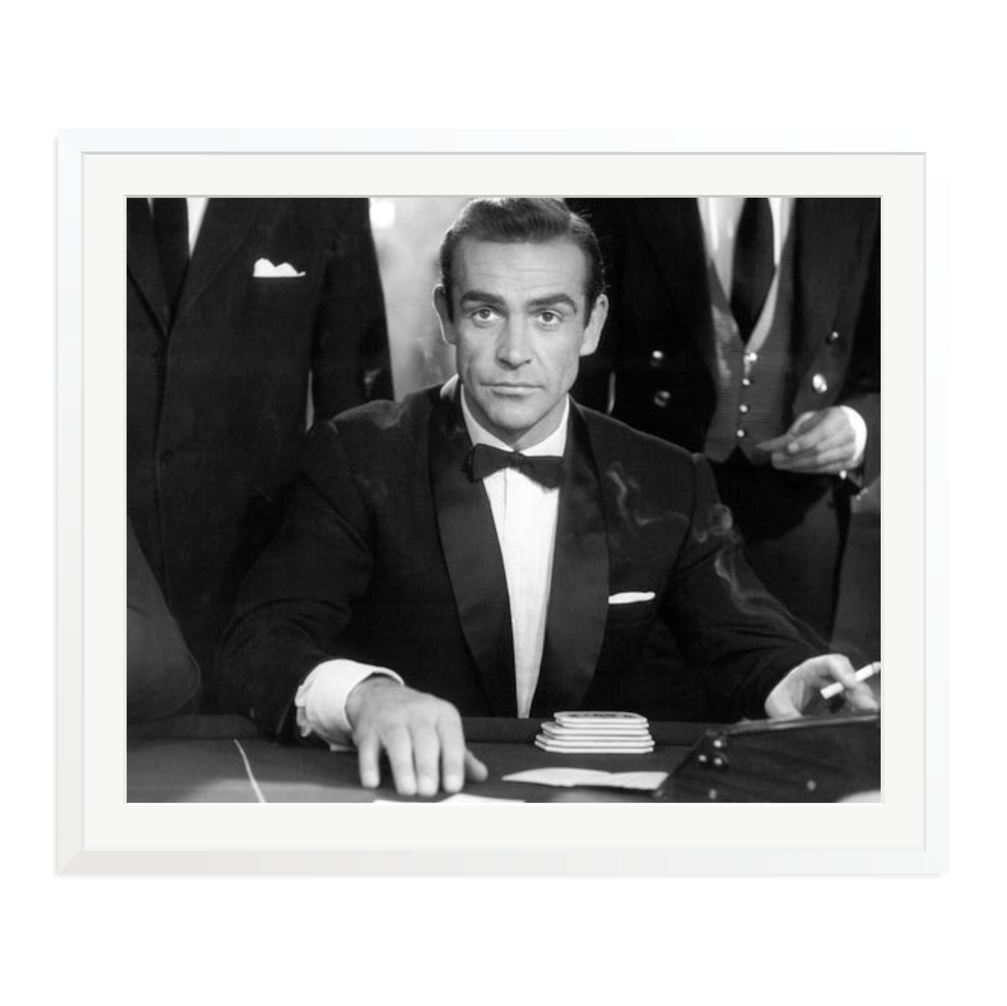 Sean Connery as Bond in Dr No Framed Print
