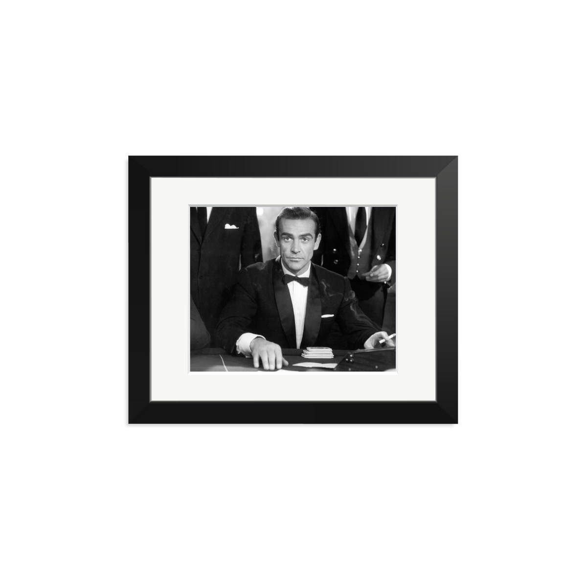 Sean Connery as Bond in Dr No Framed Print | Uncrate Supply