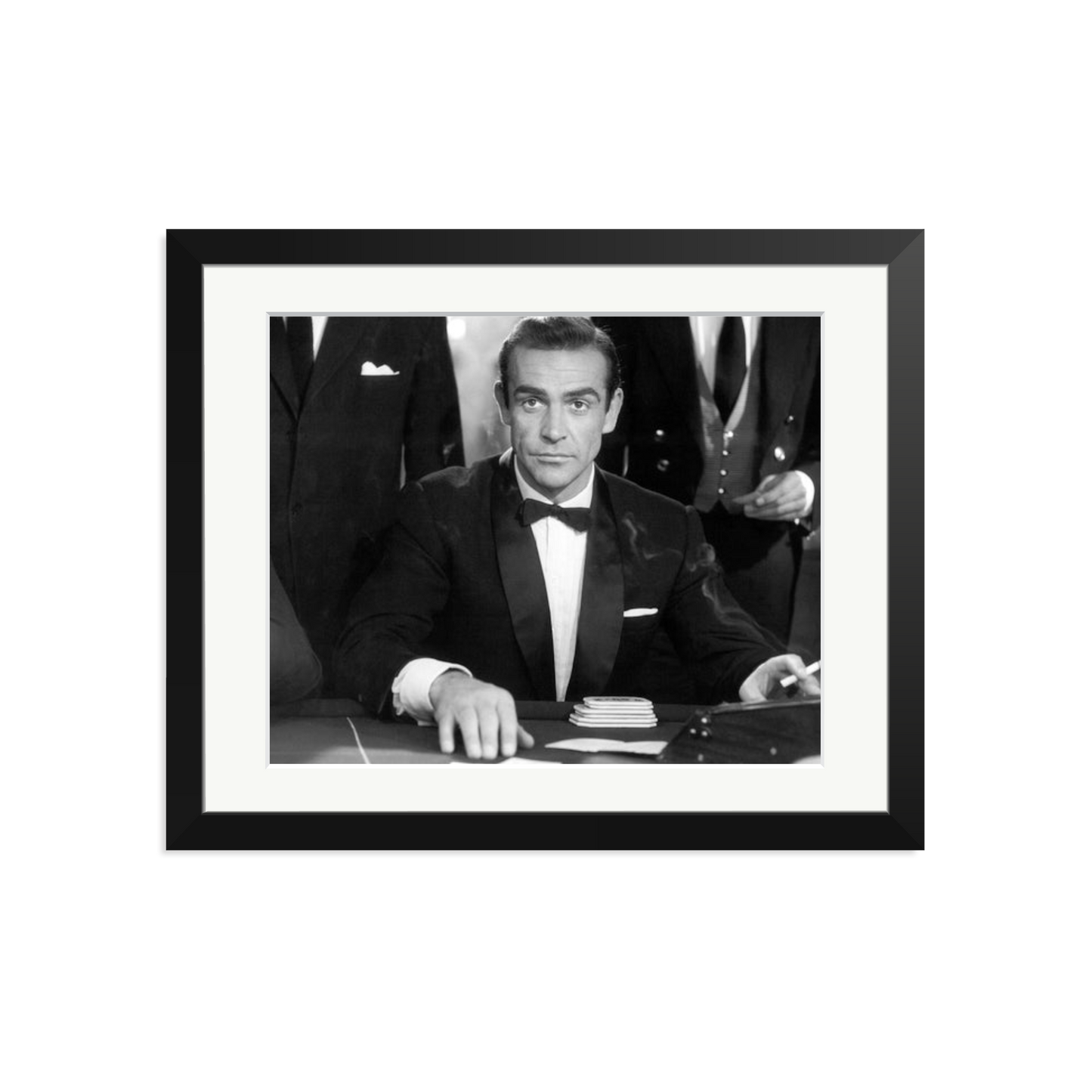 Sean Connery as Bond in Dr No Framed Print