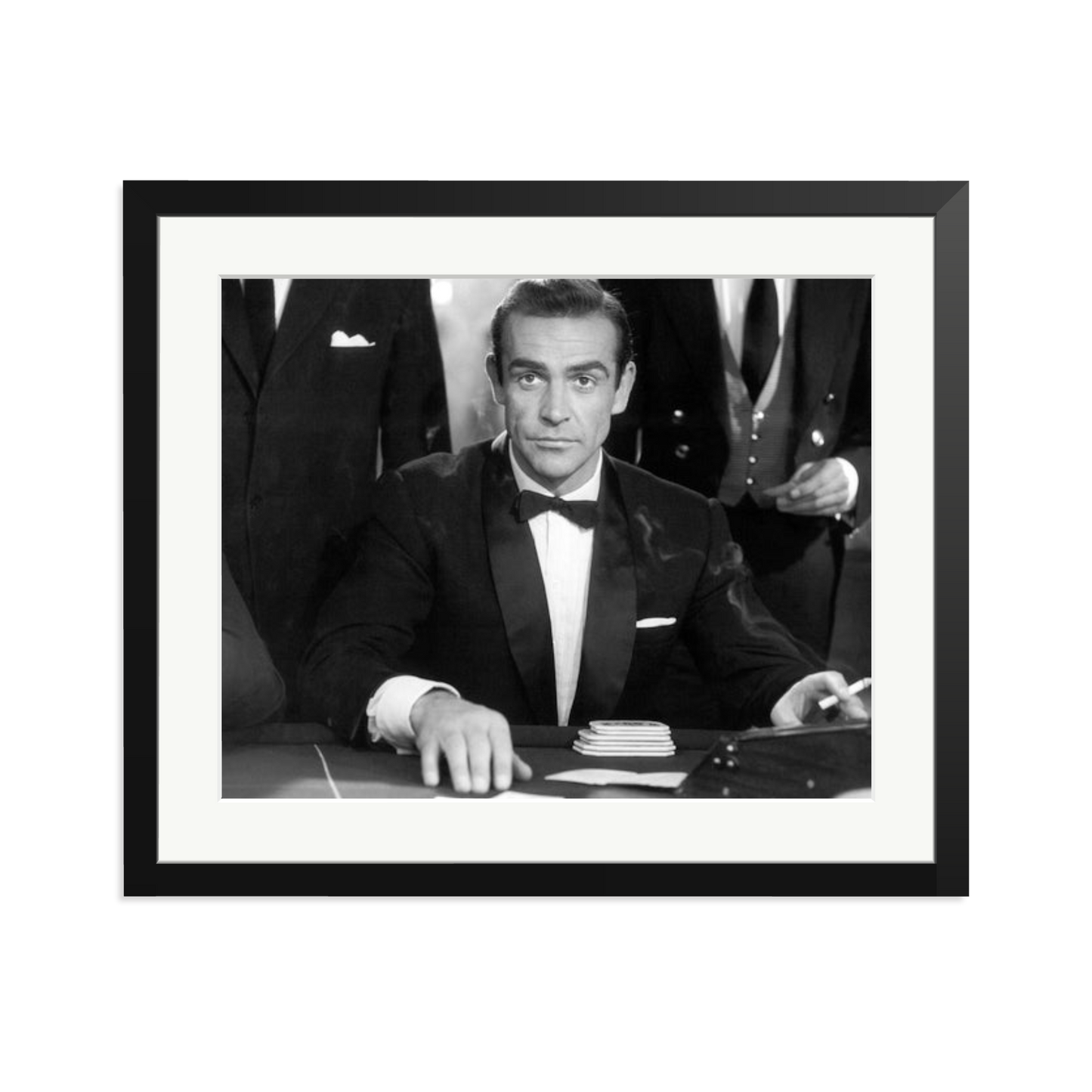Sean Connery as Bond in Dr No Framed Print