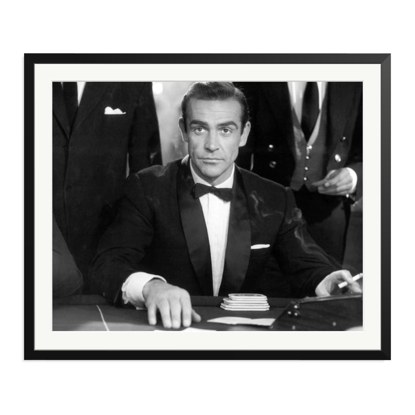 Sean Connery as Bond in Dr No Framed Print