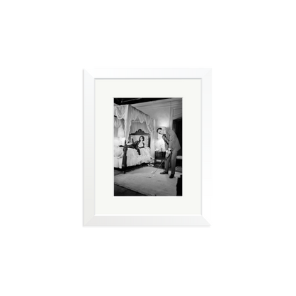 Connery, Golf on Set Framed Print