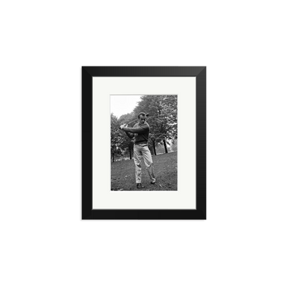 Sean Connery Plays Golf Framed Print