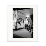 Sean Connery Golfing Framed Print - White Frame