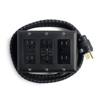 Conway Electric Laptop Safe Power Strips - Black 6-Outlet