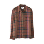 Corridor Acid Plaid Totem Shirt - Brown